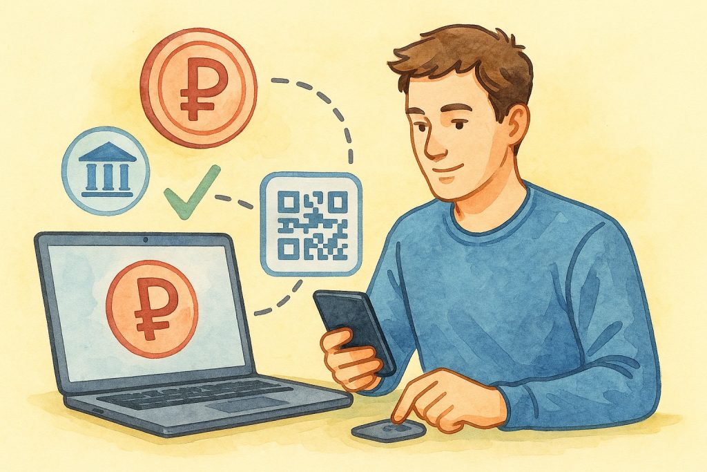 Принцип работы цифрового рубля